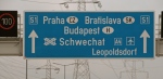 Wien-Budapest-sign